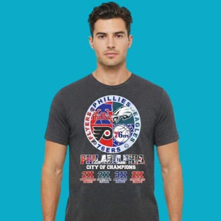 City Of Champions Multi Sports Logo Tee