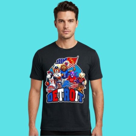 City Sports Team Mascots Pride Flag Tee