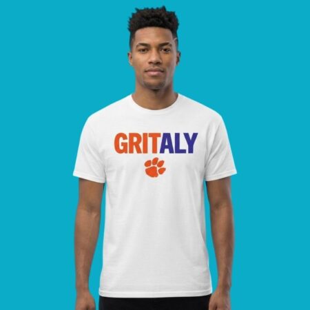 Clemson Tigers Gritaly Logo Graphic Tee