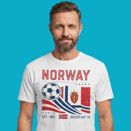 Coat Of Arms Of Norway Est 1902 Soccer Cup 2026 Shirt