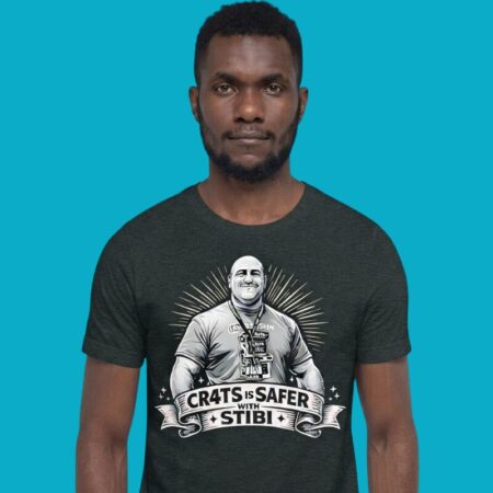 Cr4ts Is Safer With Stibi Unique Graphic Design Tee