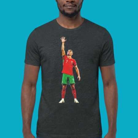 Cristiano Ronaldo World Cup Necklace Style Graphic Tee