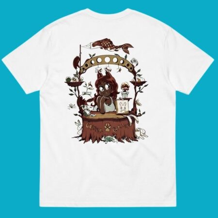 Critter Corner Fox Girl Anime Aesthetic Tee