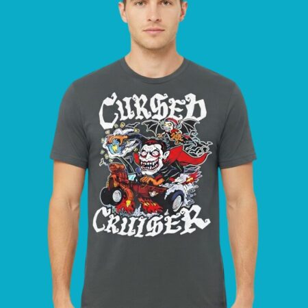 Cursed Cruiser Vampire Coffin Hot Rod Shirt