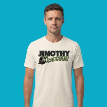 Cute Raccoon Mascot Character Graphic Tee