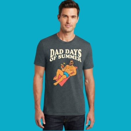 Dad Days Of Summer Vacation Beach Cocktail Shirt