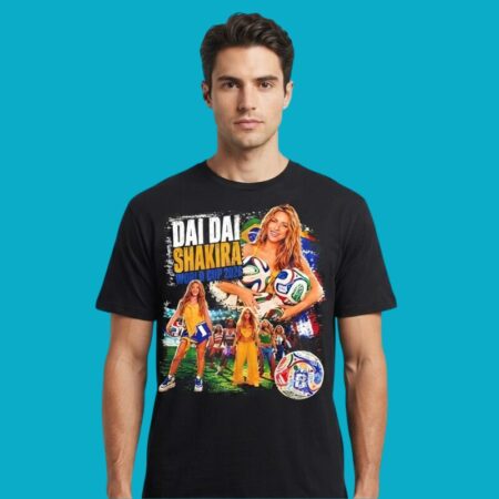 Dai Dai Shakira World Cup 2026 Soccer T-Shirt