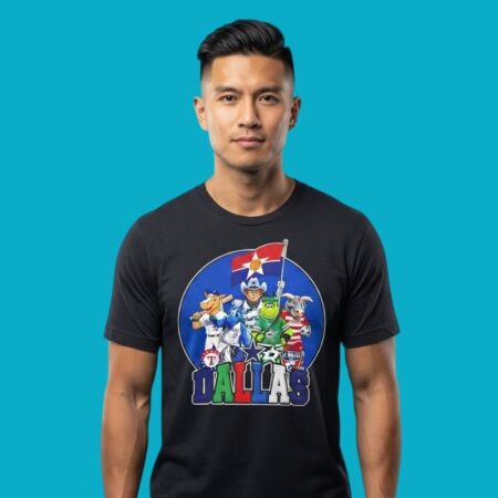 Dallas All-Stars Sports Mascots Mashup Tee