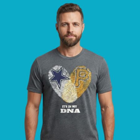Dallas Cowboys And Pittsburgh Pirates Its In My DNA Shirt