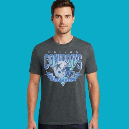 Dallas Football Star Helmet Gameday Tee