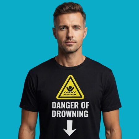 Danger Of Drowning Warning Sign Shirt