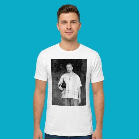 Danny McBride Holding A Rooster Eastbound And Down Shirt