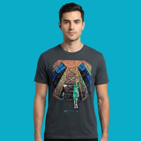 Dead End Skeleton Hanging in Attic Gothic Tee