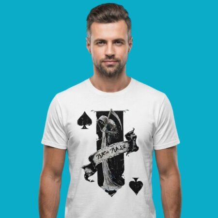 Death Dealer Grim Reaper Playing Card Shirt