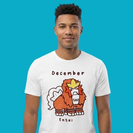 December Entei Legendary Beast Pokemon Anime Shirt