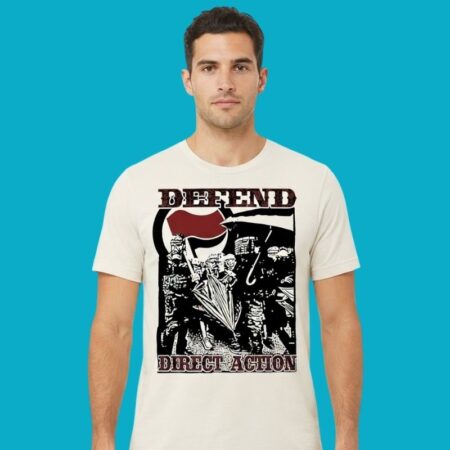 Defend Direct Action Antifa Protest Tee