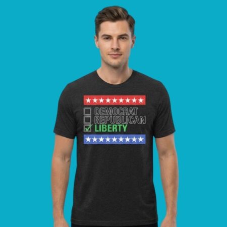 Democrat Republican Liberty Checkbox Libertarian T-Shirt