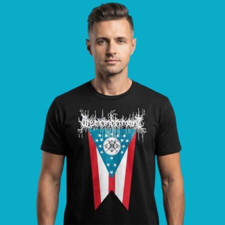 Dismemberment Ohio Flag Death Metal Band Merch Shirt