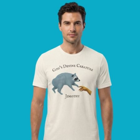 Divine Creature Trash Panda Raccoon Tee