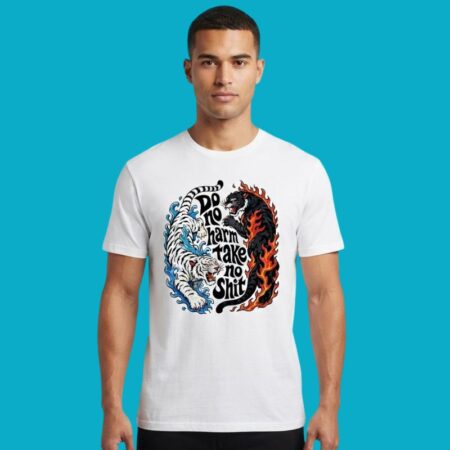 Do No Harm Take No Shit Tiger Inspirational Shirt