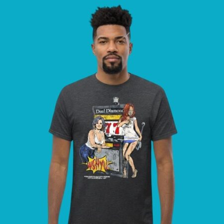Dual Diamond Slot Machine WSHYUG Casino Shirt