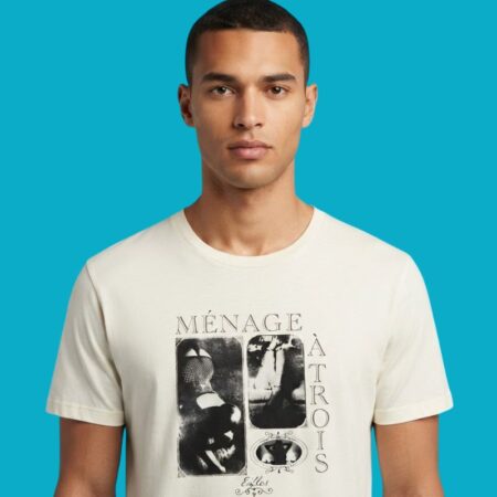 Eiffel Tower Paris Photo Collage Graphic Tee