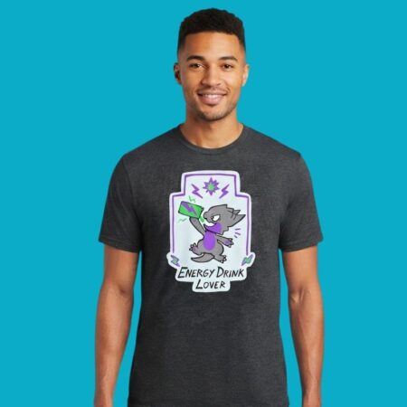 Energy Drink Lover Protogen Furry Gamer Tee