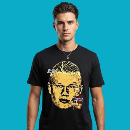 Erling Haaland Norway National Team Portrait Tee