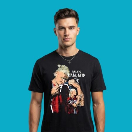 Erling Haaland Norway Signature Soccer Tee