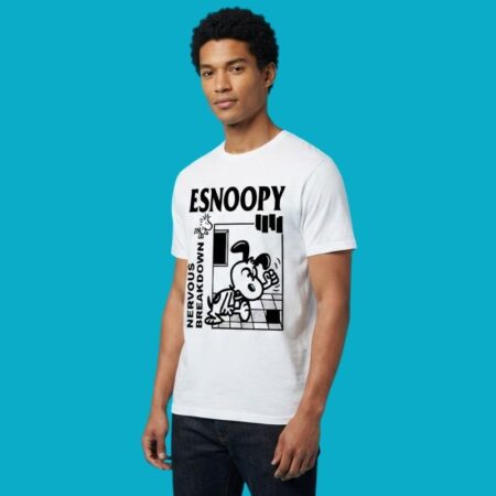 Esnoopy Nervous Breakdown Peanuts Cartoon T-Shirt