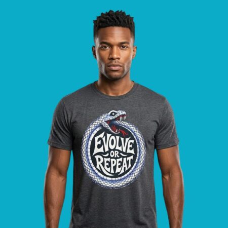 Evolve or Repeat Ouroboros Tee