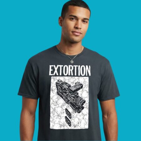 Extortion Video Camera And Magazines Hardcore Punk Shirt