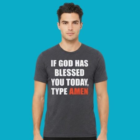 Faith Religious Amen Christian Quote Tee
