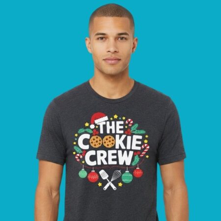 Festive Holiday Christmas Baking Crew Tee