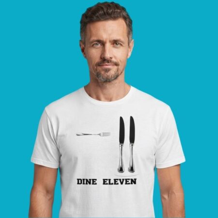 Fine Dining Time Pun Clever Quote Tee