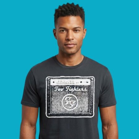 Foo Fighters Amplifier Rock Band Guitar Amp Shirt