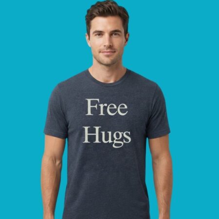 Free Hugs Friendly Casual Fashion Tee