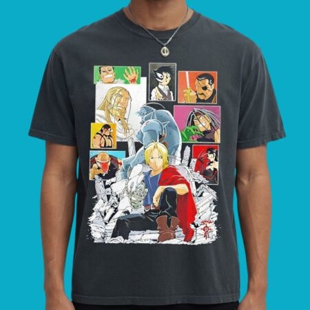 Fullmetal Alchemist Characters Collage T-Shirt