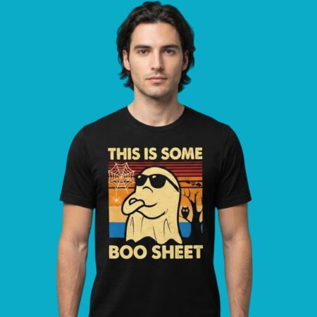 Funny Halloween Ghost Boo Sheet Graphic Tee