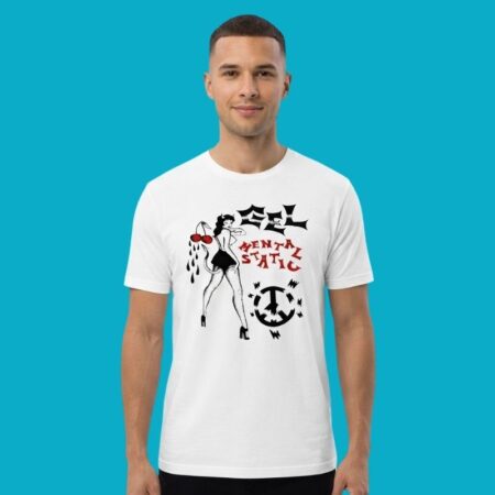 Gel Mental Static Devil Pin Up Girl Tee
