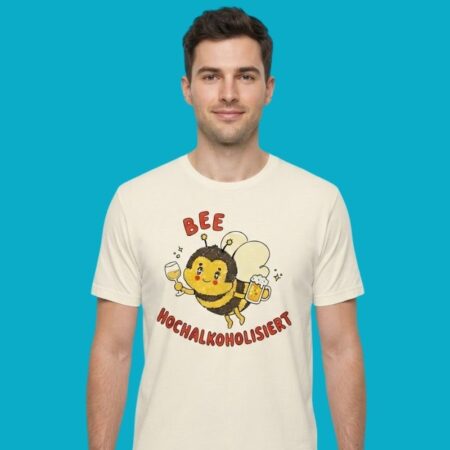 German Beer Wine Drinking Party Tee