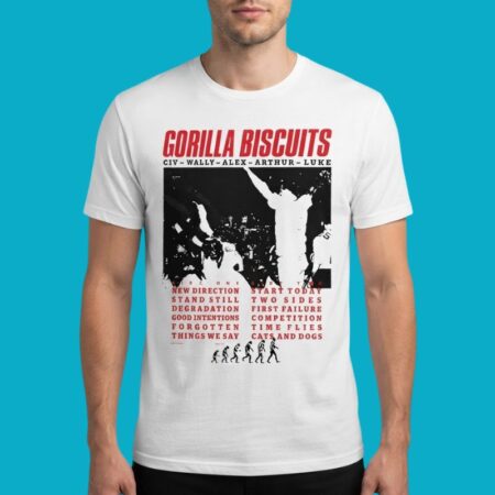 Gorilla Biscuits Band Members Start Today Tee