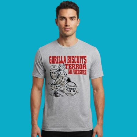 Gorilla Biscuits Terror No Pressure Europe Tour Shirt