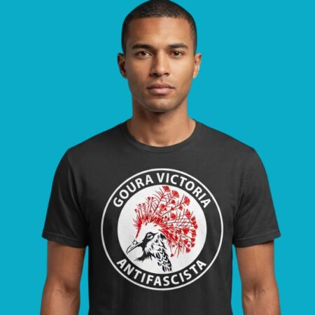 Goura Victoria Antifascista Antifa Bird Shirt