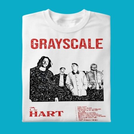 Grayscale The Hart Band Members Alternative Rock Shirt