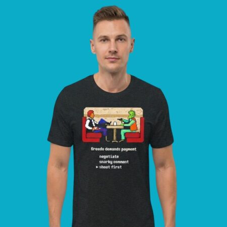Greedo Demands Payment Shoot First Star Wars T-Shirt