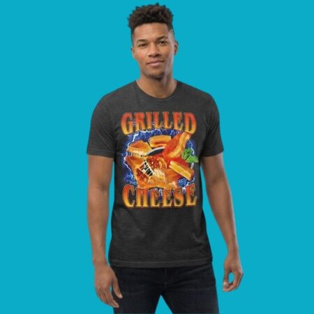 Grilled Cheese Lightning 90s Bootleg Vintage Shirt