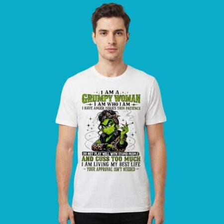 Grumpy Woman Anger Issues Thin Patience Tee