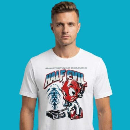 Half Evil Electrifying Sounds Devil Shirt