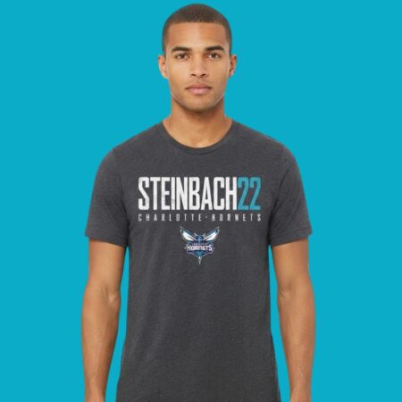 Hannes Steinbach Charlotte Hornets Basketball Tee